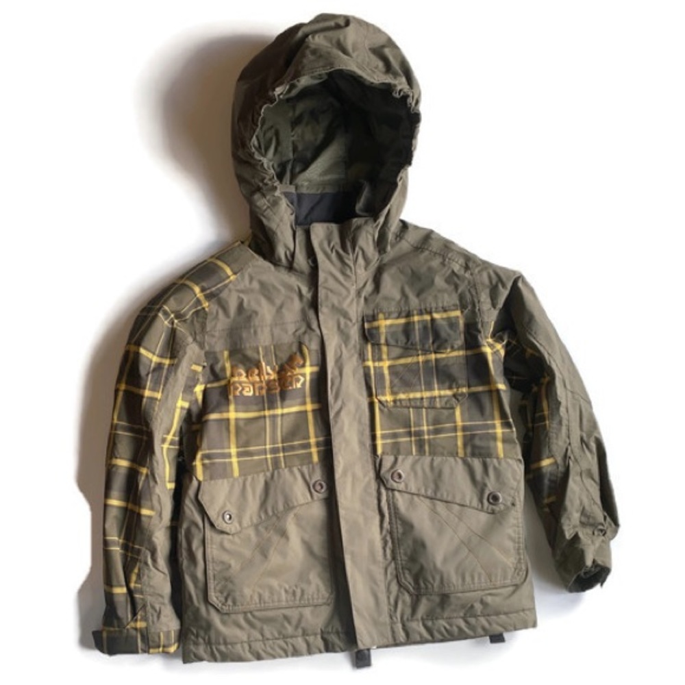 Helly Hansen Winter Ski Jacket Insulated Waterproof Hooded Youth Green G…